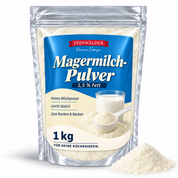 Lait entier en poudre Feinwälder® 1 kg, séché par atomisation douce