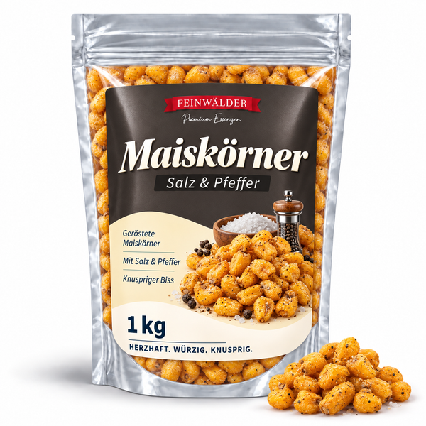 Grains de maïs salés et poivrés 1kg