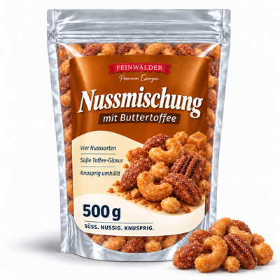 Nussmischung mit Buttertoffee · 500 g