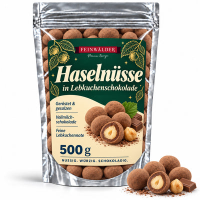 Haselnüsse in Lebkuchenschokolade · 500 g