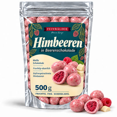 Himbeeren in Beerenschokolade · 500 g