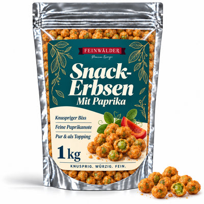 Snack-Erbsen mit Paprika · 1 kg
