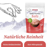 Sel rose cristallin Feinwälder® 1 kg, gros grains et 100 % naturel