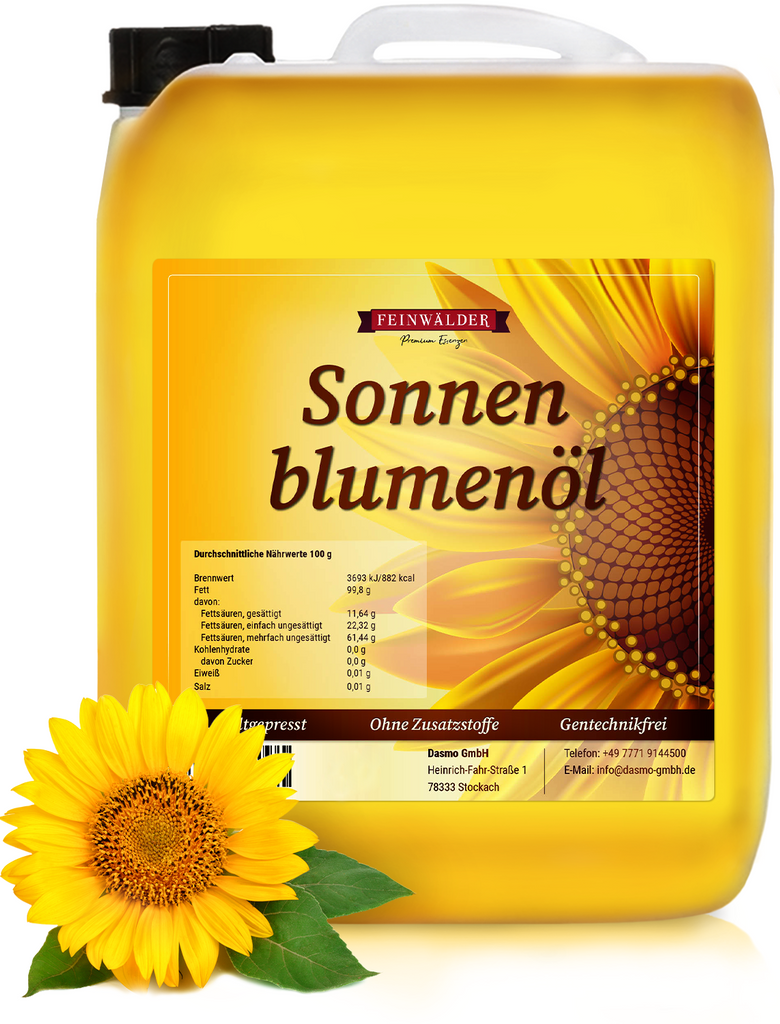 Sonnenblumenl kaltgepresst 5l Feinwlder Sonnenblumenl kaltgepresst 5l Feinwlder