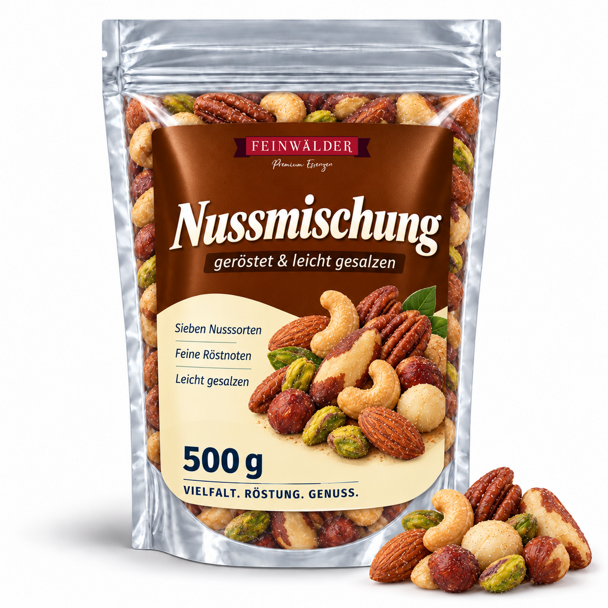 Mixed nuts, roasted & lightly salted – 500 g