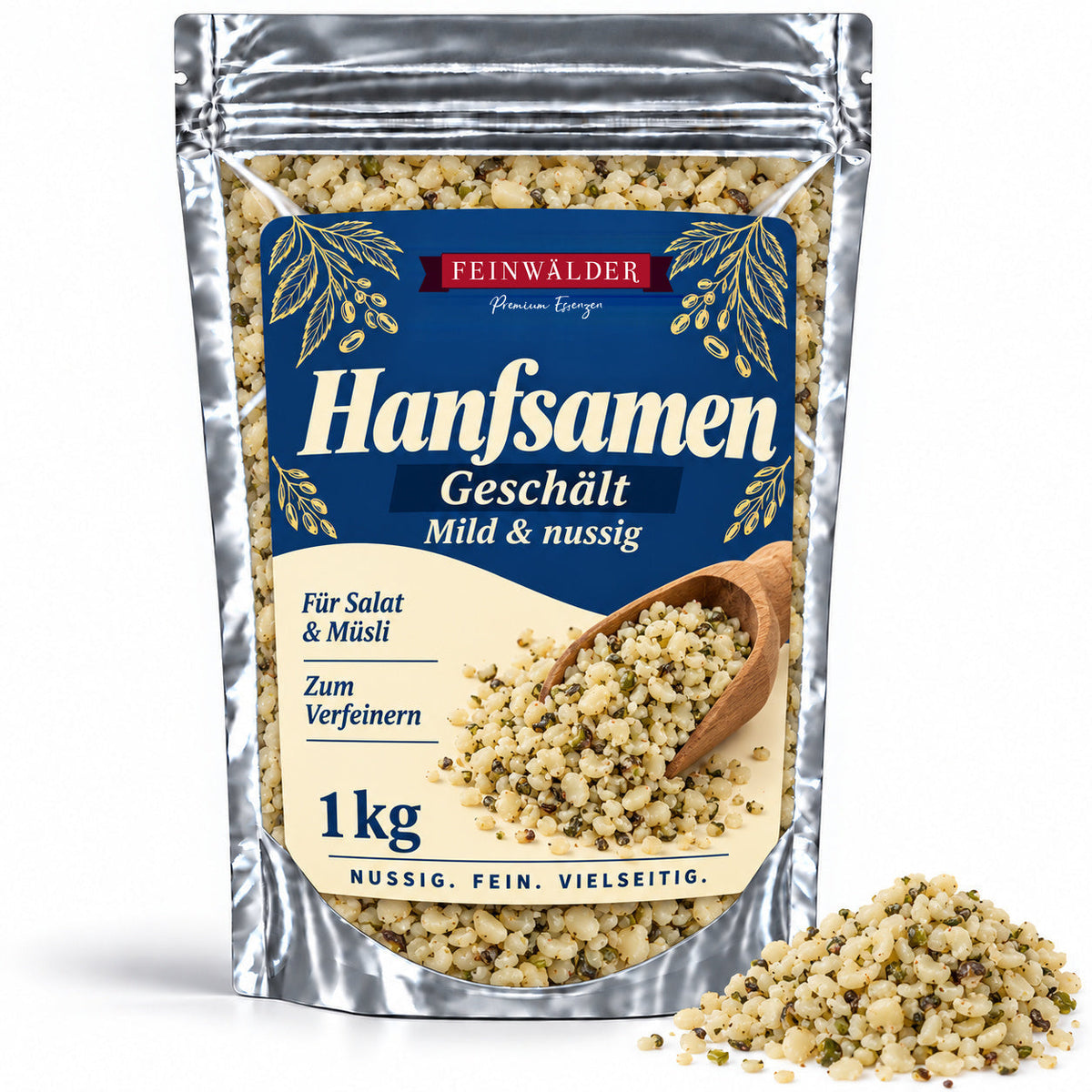 Hanfsamen, geschält · 1 kg