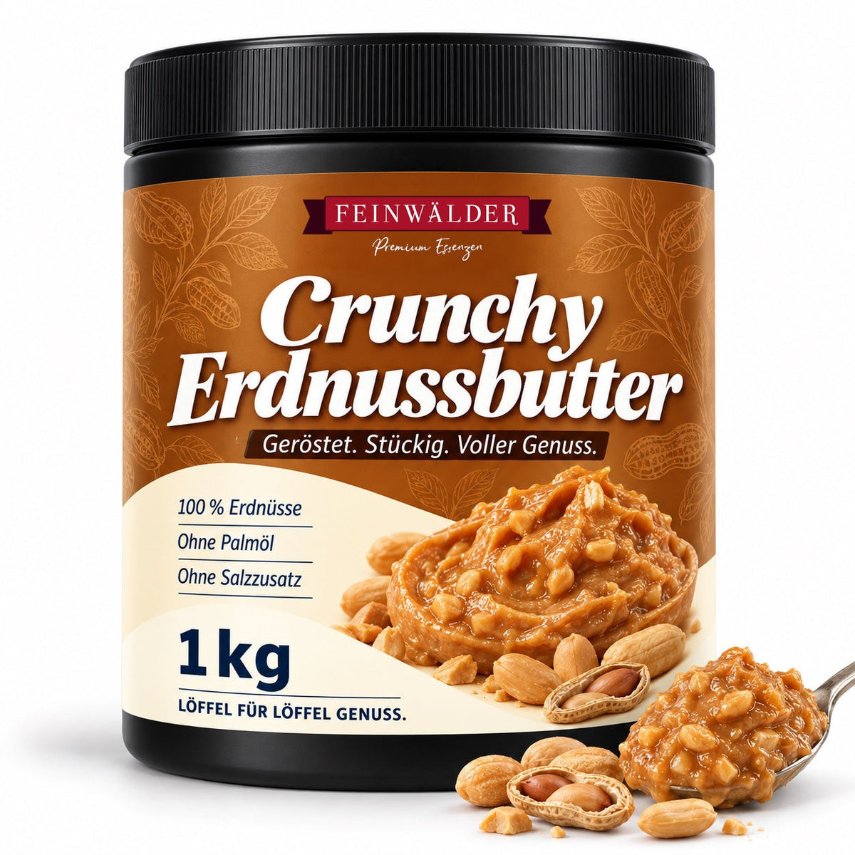 Crunchy Erdnussbutter – 1000 g