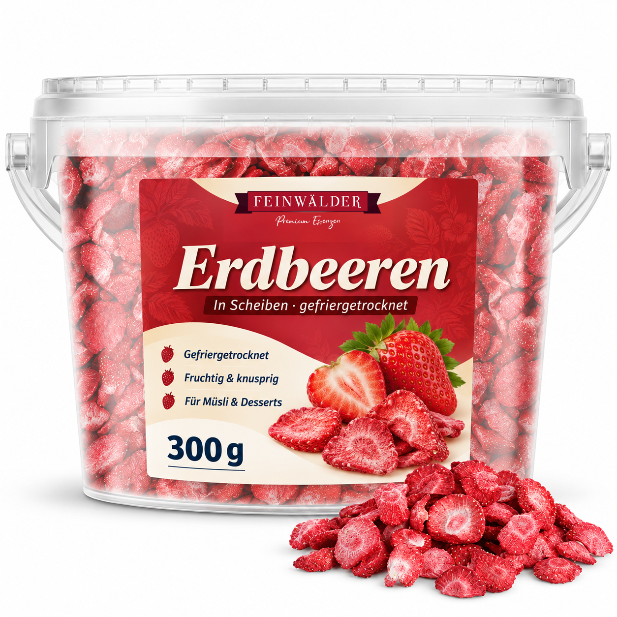 Knusprige Erdbeeren 300g