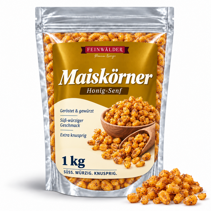 Ziarna kukurydzy miodowo-musztardowe 1kg – zdjęcie główne
