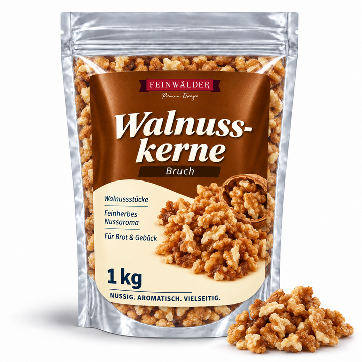 Kawałki orzechów włoskich 1kg – zdjęcie główne