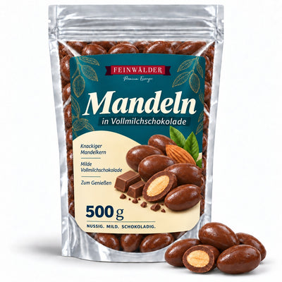 Mandorle ricoperte di cioccolato al latte · 500 g